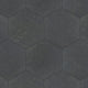 Traffic Hex Dark Grey Porcelain Floor and Wall Tile