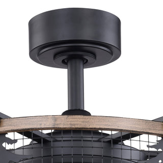 Kodiak 21" Ceiling Fan, Oil Rubbed Bronze and Burnished Teak