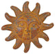 Clay Sun Handmade Hand Painted Garden, 12", Red