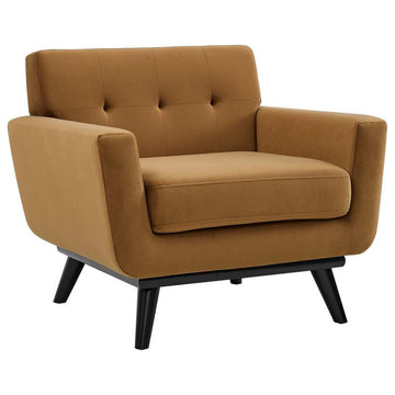 Engage Performance Velvet Armchair