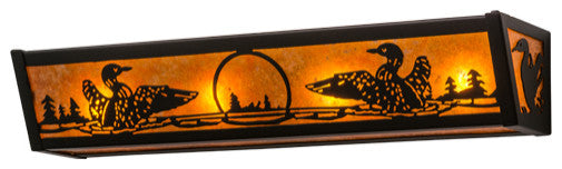 24"W Loon Vanity Light