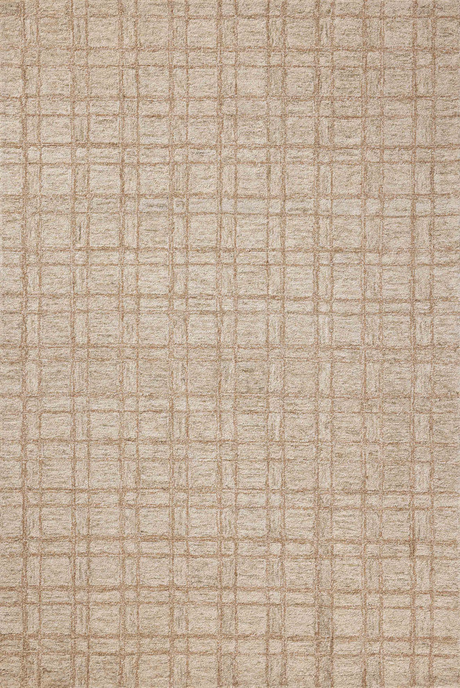 Chris Loves Julia x Loloi Polly Khaki / Sand 18" x 18" Sample Rug