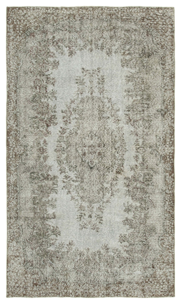 Rug N Carpet - Handmade Oriental 5' 6" x 9' 5" Decorative Overdyed Area Rug