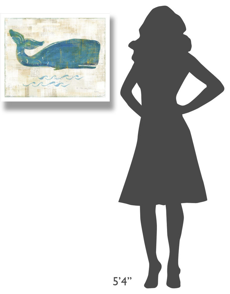 "On the Waves I" Digital Paper Print by Sue Schlabach, 26"x22"