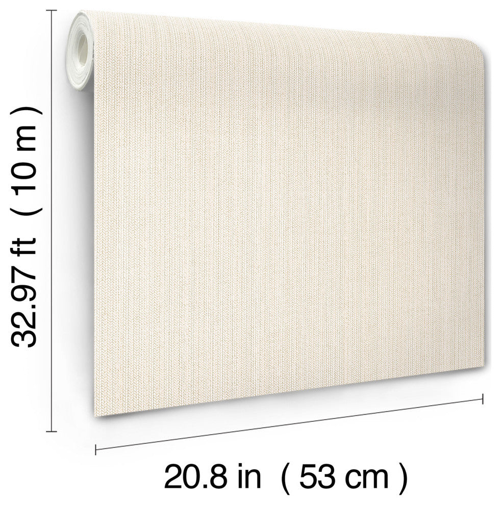 Dutch Braid Wallpaper, Linen