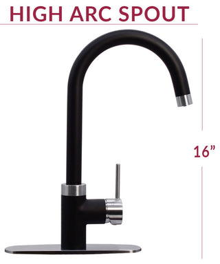 HotMaster 3, 1 Instant Hot Kitchen Faucet With Tank, Black/SS