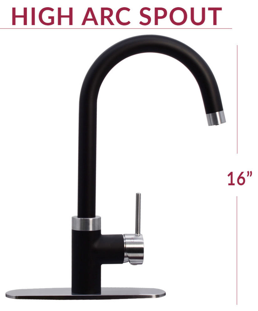 HotMaster 3, 1 Instant Hot Kitchen Faucet With Tank, Black/SS