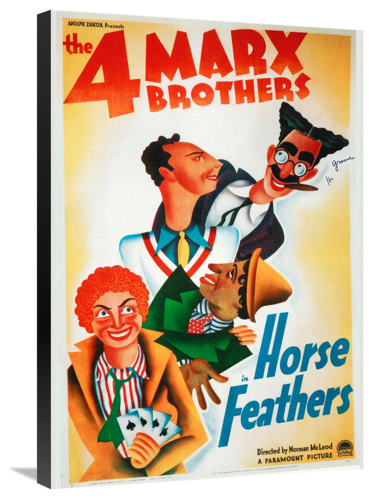 "Marx Brothers - Horse Feathers 01" Canvas by Hollywood Photo Archive, 21x30"