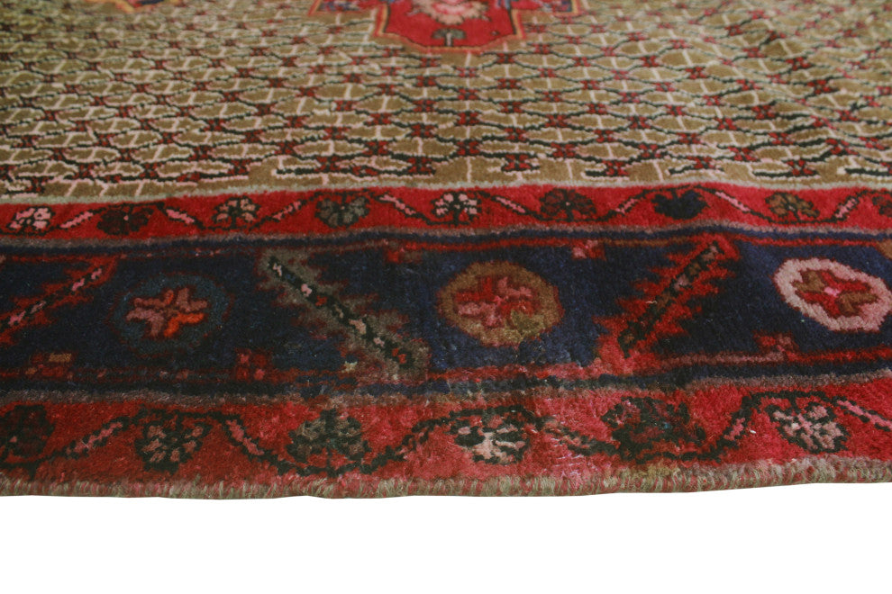 Vintage Distressed Zaide Lt. Brown Runner
