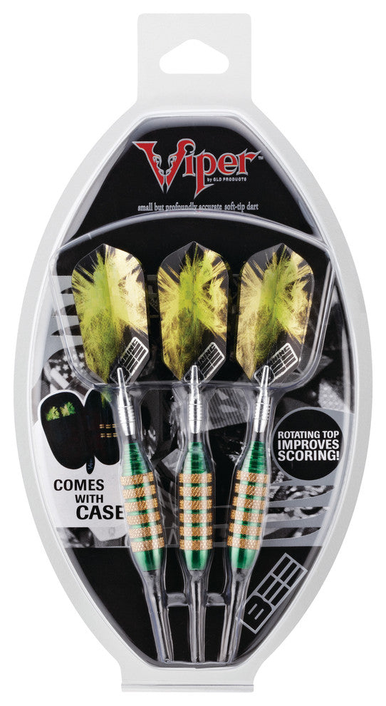 Spinning Bee Green Soft Tip Darts, 16 Grams