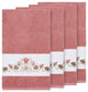 Bella 4 Piece Embellished Bath Towel Set