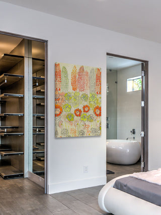 "Big Orange II" Painting Print on Wrapped Canvas