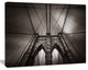 Brooklyn Bridge in NYC USA, Extra Large Canvas Art Print, 20"x12"