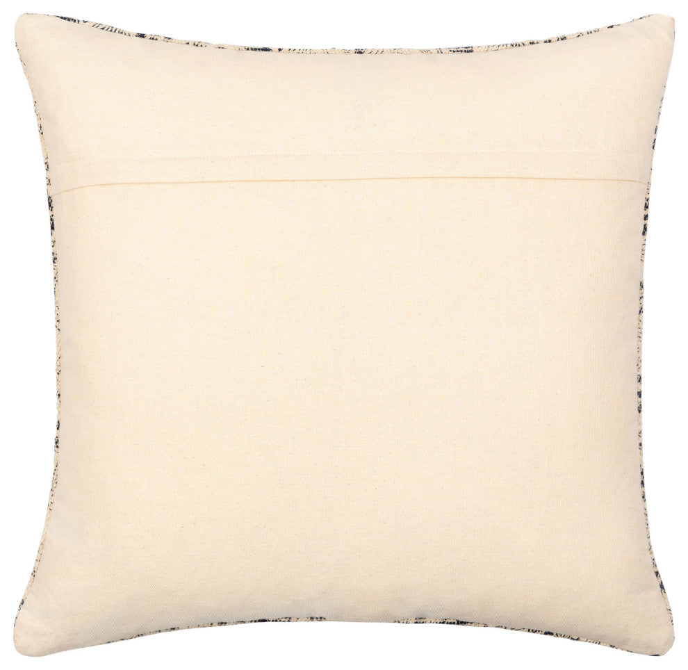 Surya Prisha Pillow Shell With Polyester Insert 22"H X 22"W Light Beige