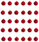 Holiday Christmas 30 Count 2.5" Shatterproof Ornament Set With Storage Container