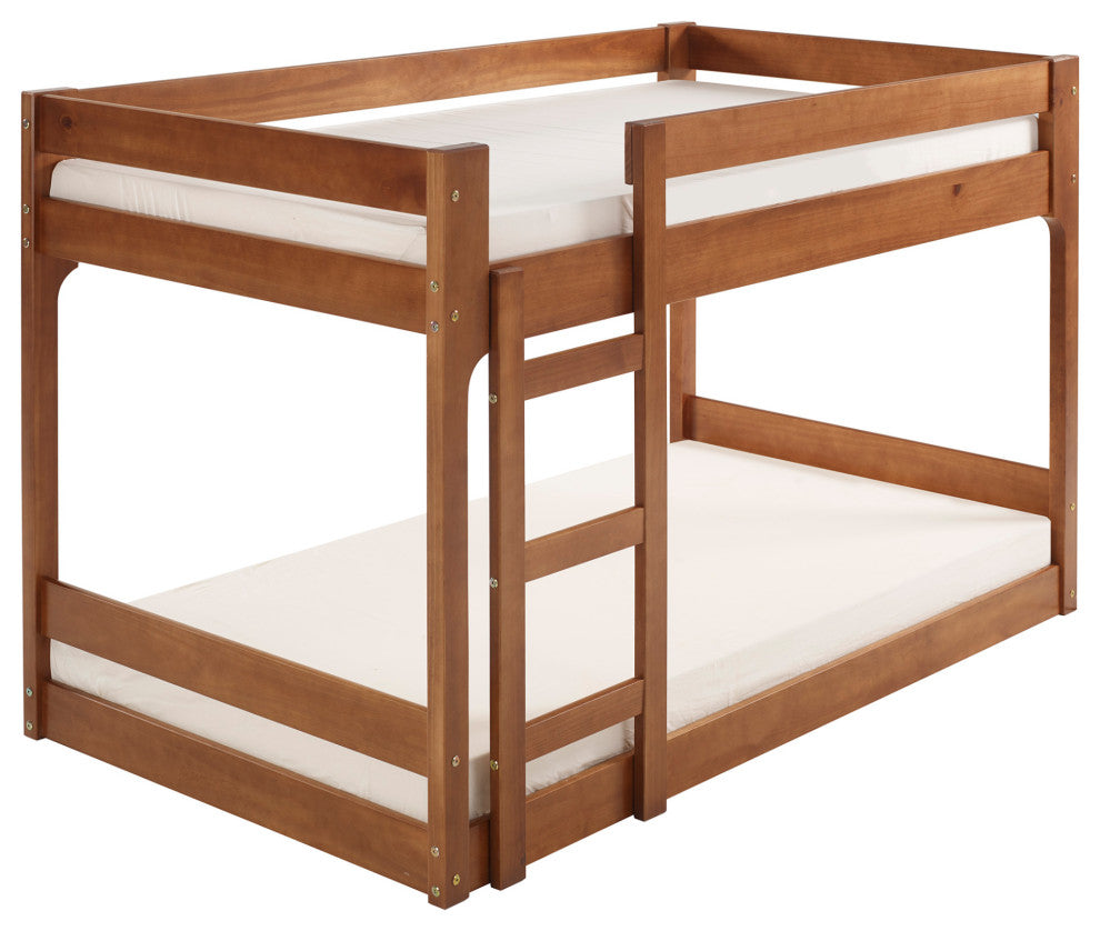 Winslow Jr Twin Over Twin Mod Bunk Bed - Caramel