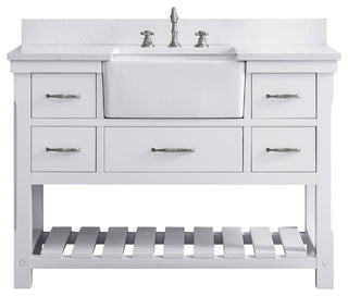 Wesley 48" Bathroom Vanity, White