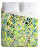 Amy Sia Marble Bubble Neon Duvet Cover, 88"x88"