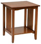 Sierra Side Table in Ash Brown Finish by OSP Home Furnishings