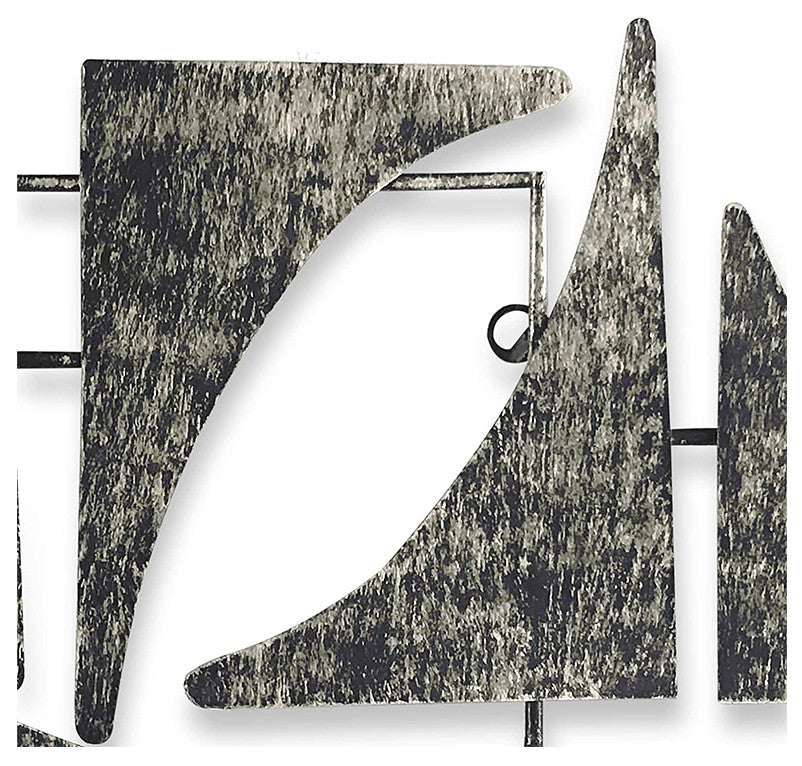 Lost at Sea Handcrafted Nautical Sails Abstract Metal Wall Decor Sculpture