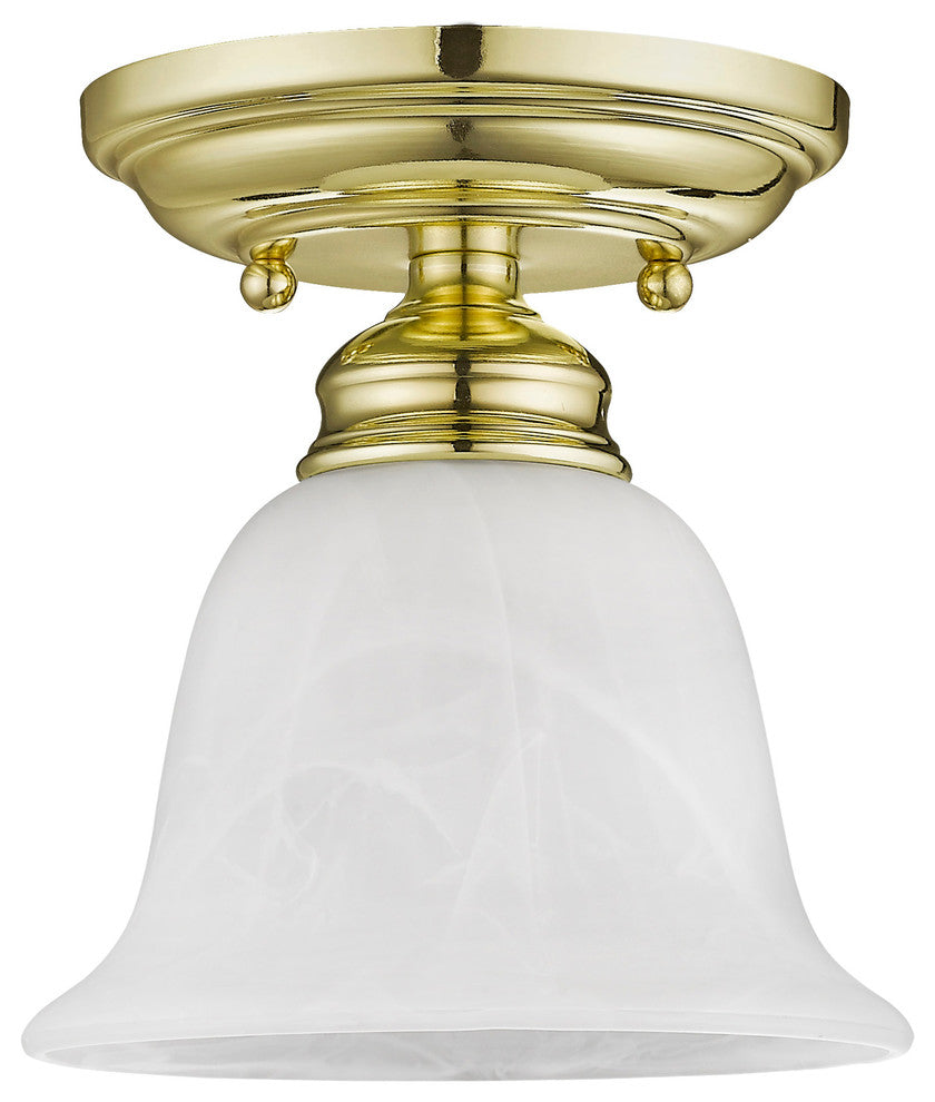 Essex Ceiling Mount, Polished Brass