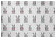 Bunny Fluffle Easter Chenille Rug, Wave Top Blue, 2'x3'