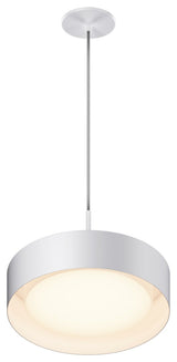 ET2 E51011 Echo 13"W LED Pendant - White / Black