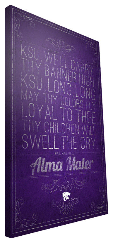 KSU Wildcats Song Canvas Print, 16"x24"