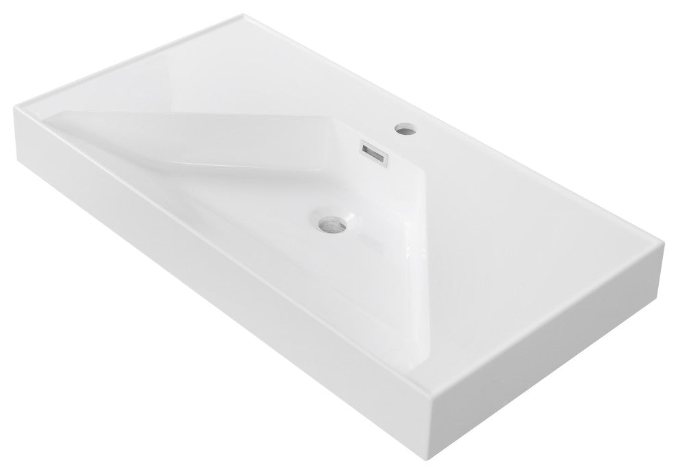 35" Solid Surface Resin Streamline K-1803-35 Vanity Top