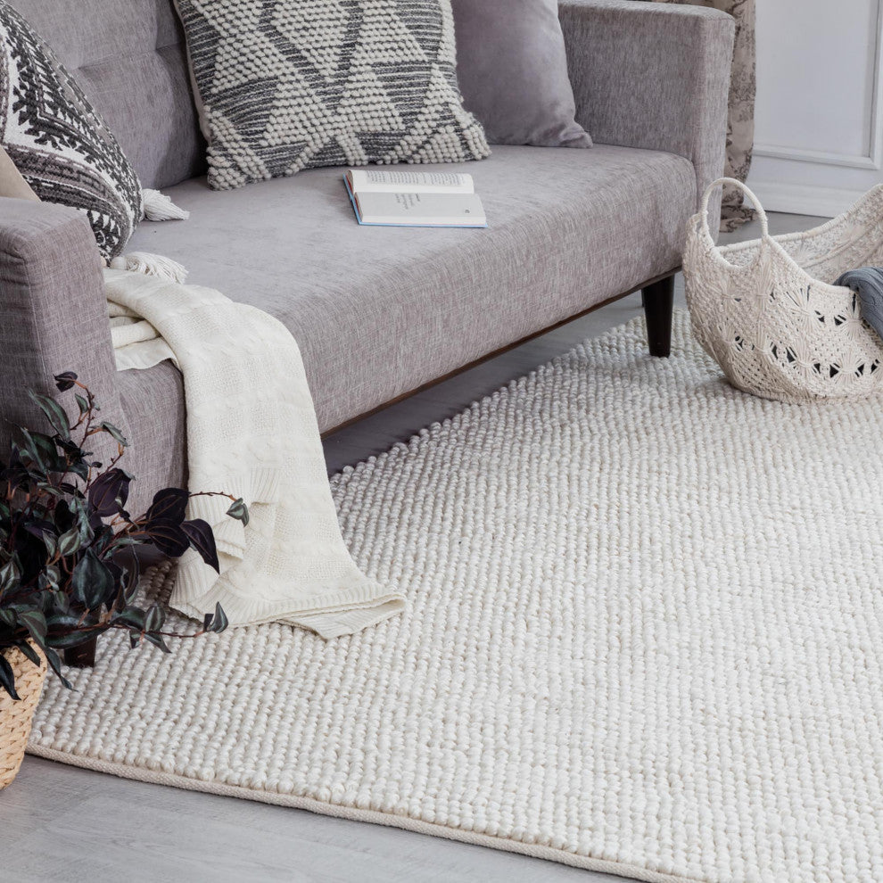 Cloudveil Ivory Rug, 5''x7''