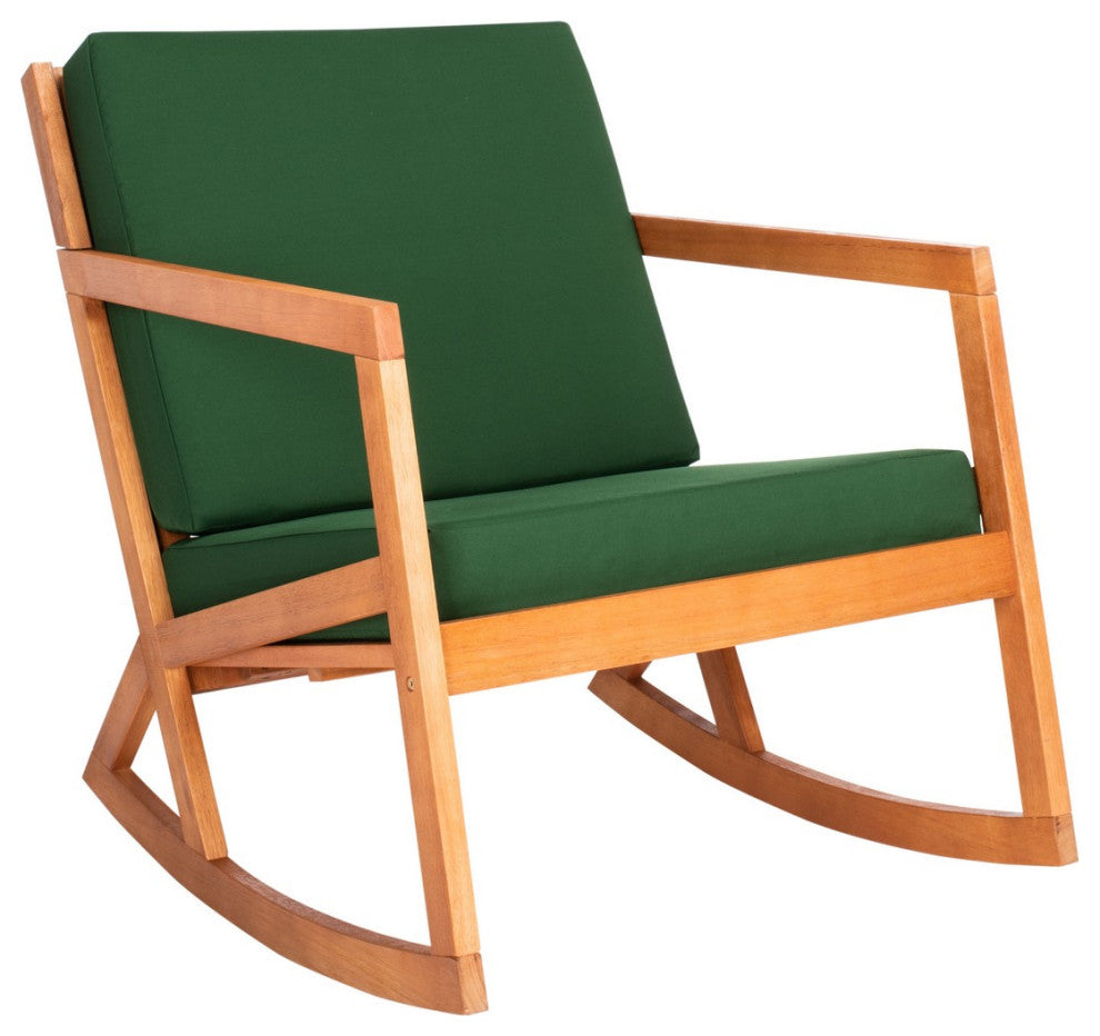 Safavieh Outdoor Vernon Rocking Chair Natural/Green