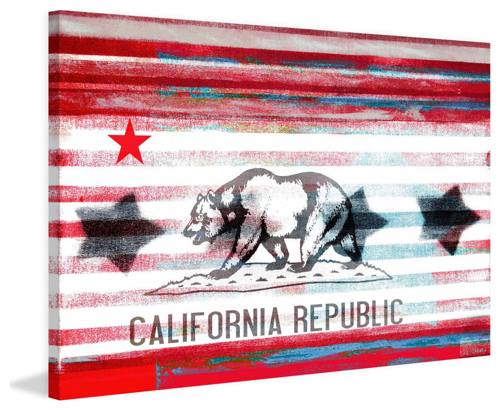 "Cal Repub" Fine Art Canvas Print, 36"x24"