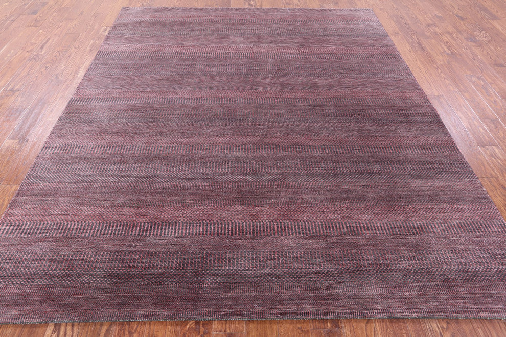 Handmade Wool and Silk Savannah Grass Rug 8' 0" X 9' 5" Q12011