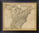 "United States, 1812" Framed Canvas Giclee by Aaron Arrowsmith, 26"x22"