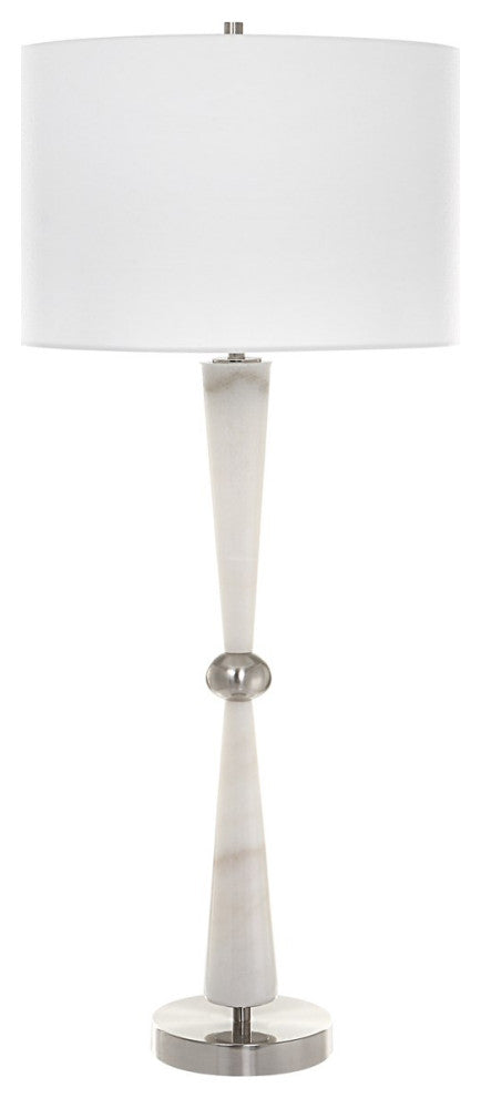 Uttermost Hourglass White Table Lamp 30064