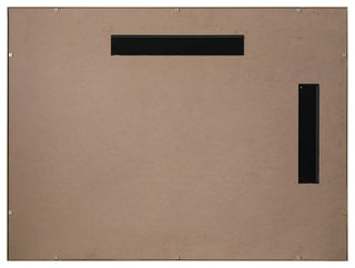 French Panel Wall Mirror 30x40", Brass