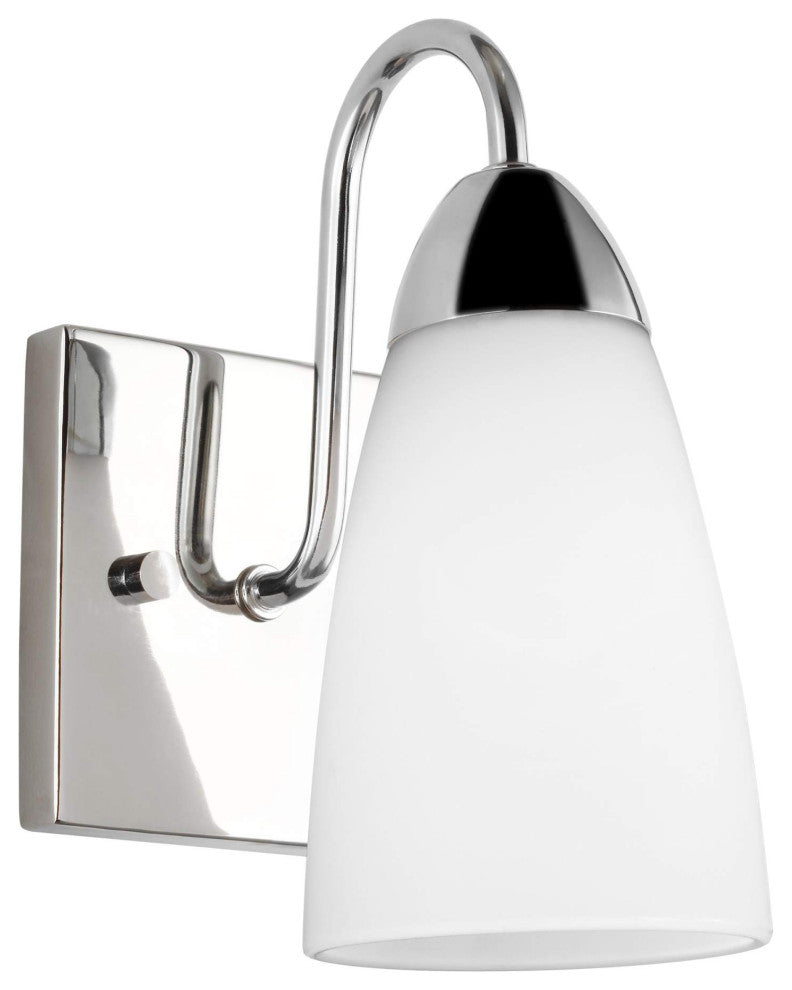 Generation Lighting 4120201 Seville 9" Tall Bathroom Sconce - Chrome