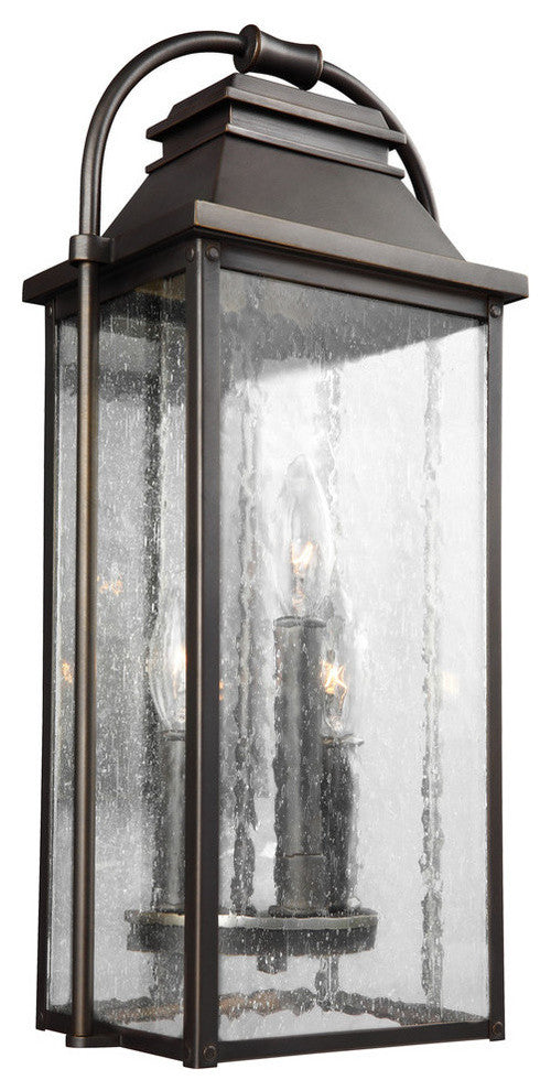 Generation Lighting 3-Light Outdoor Lantern, Bronze