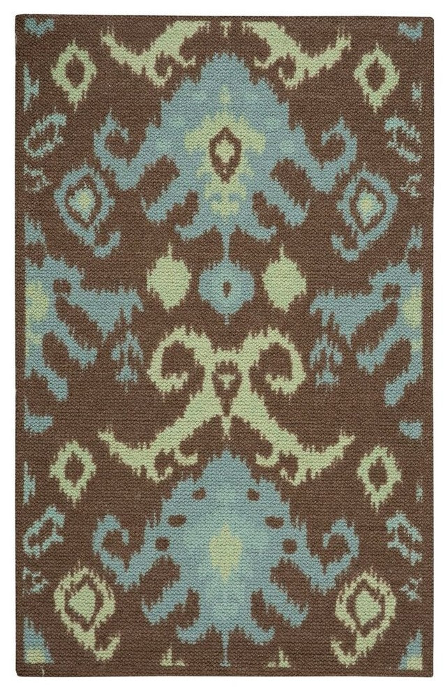 NOURISON VISTA CHOCOLATE AREA RUG