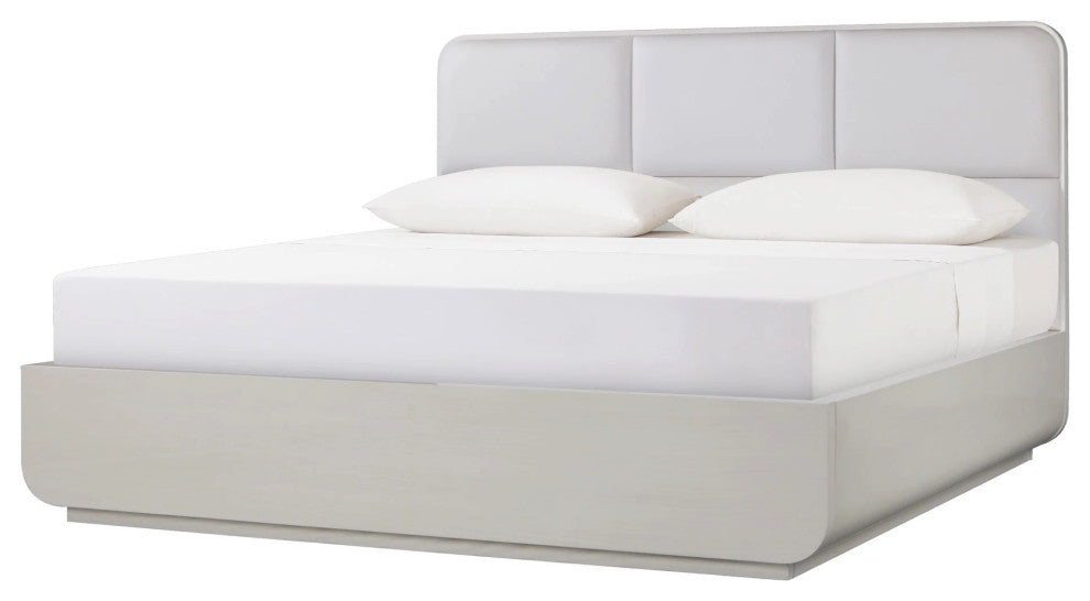 Sonder Living Chelsea Platform Bed | White Ash