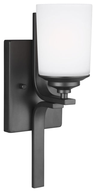 Generation Lighting 4130701EN3 Kemal 15" Tall LED Bathroom Sconce - Midnight