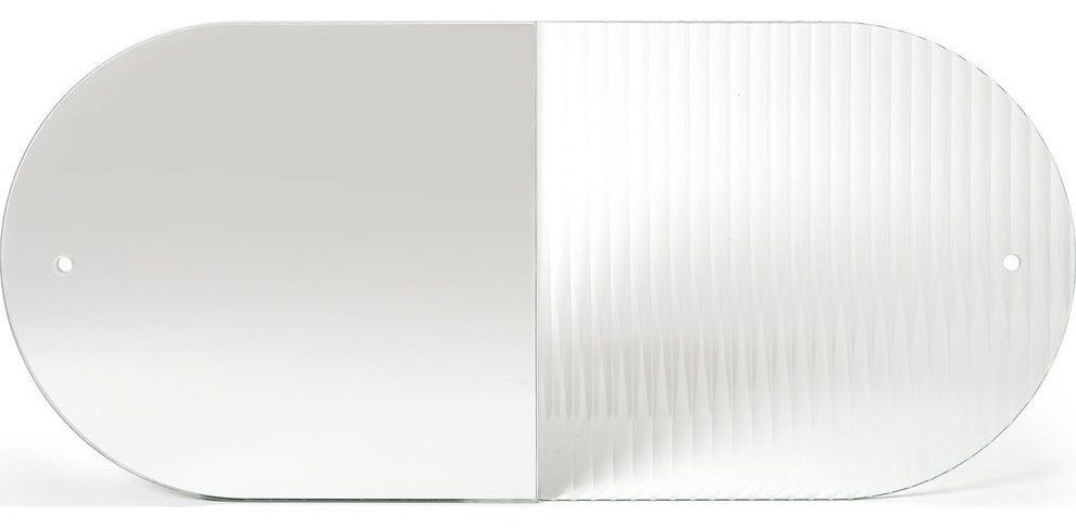 Atipico Obei Obei Oblong Mirror, Extrawhite/Extrawhite