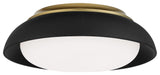 Minka Lavery 15" LED Flush Mount, Sand Coal