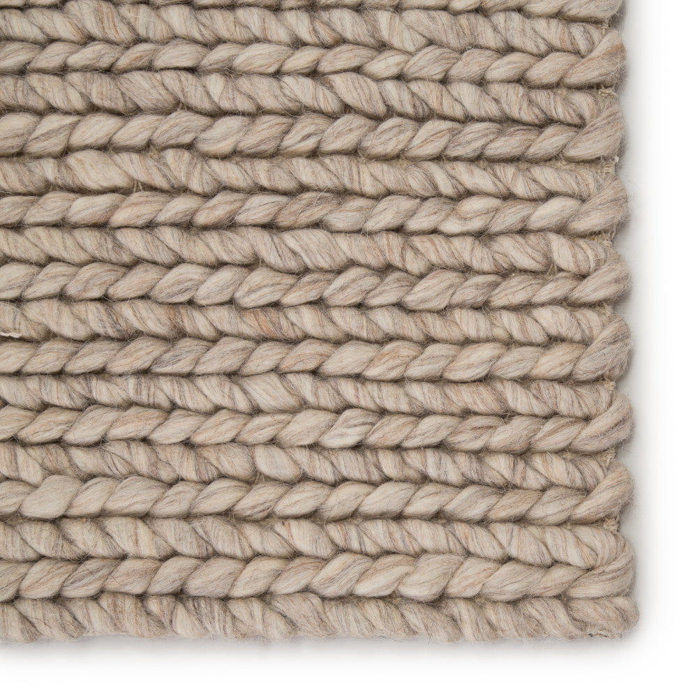 Jaipur Living Braiden Handmade Solid Area Rug, Gray, 5'x8'