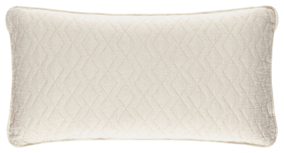 Birdie Natural Quilted Sham