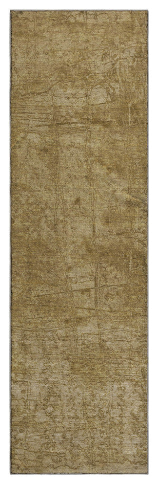 Premium Machine Washable Mayfield AMF559 Beige 2'3" x 7'6" Runner Rug