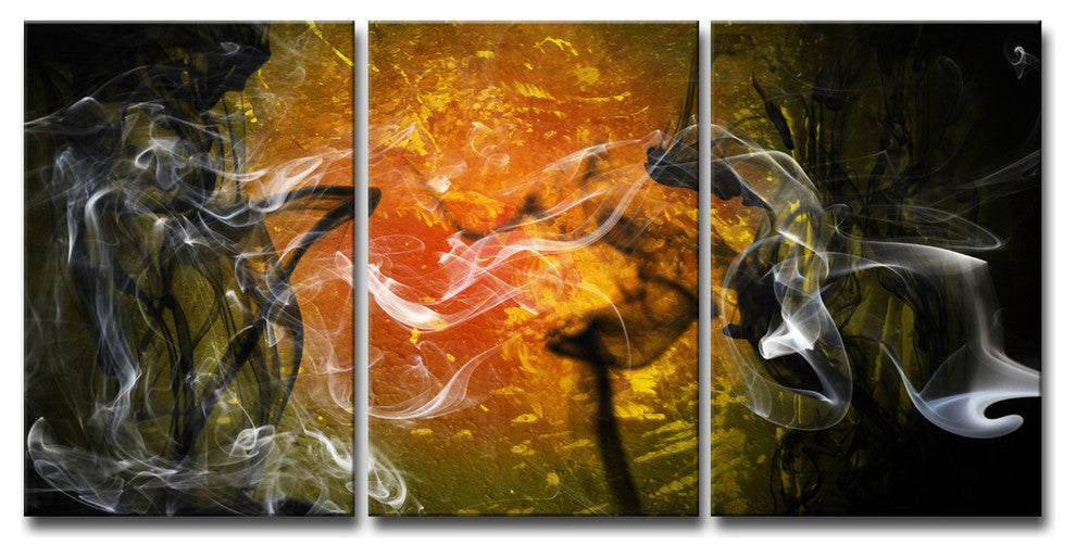 Ready2HangArt 'Glitzy Mist XXIII' by Tristan Scott, 18"x36", 3 Piece Set