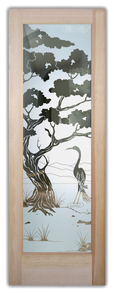 Interior Prehung Door or Interior Slab Door - Bonsai Egret - Cherry - 28" x...