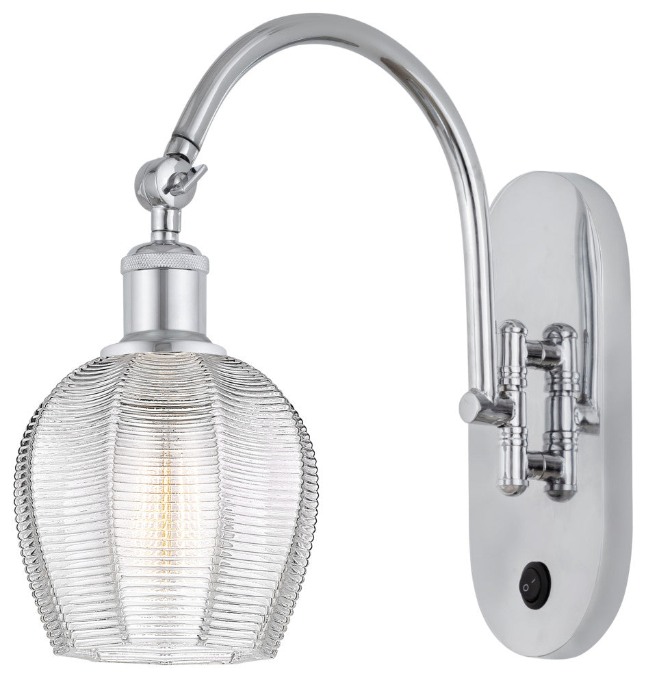 Innovations 518-1W-PC-G462-6 1 Light 5.75" Sconce, Polished Chrome