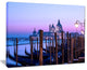 "Venice Sunset Panorama At Twilight" Extra Large Seascape Art Canvas, 20"x12"